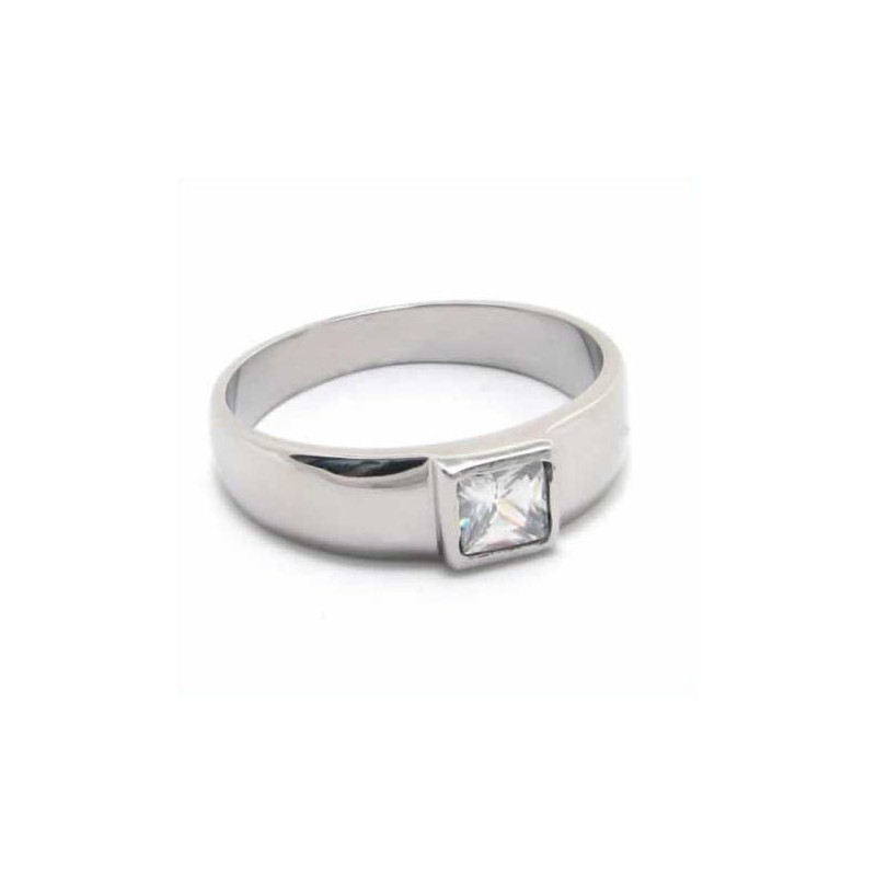 Anello A Fascia In Titanio Intarsiato Con Diamanti Da 6 Mm Anello A Fascia In Titanio Intarsiato Con Diamanti Da 6 Mm