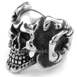 Anello Teschio In Titanio