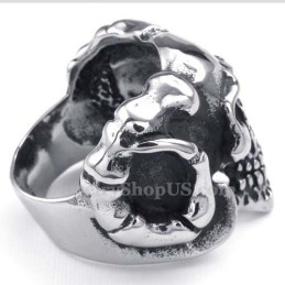 Anello Teschio In Titanio