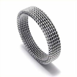 Anello Unisex In Titanio Da 4 Mm