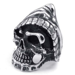 Anello Teschio In Titanio
