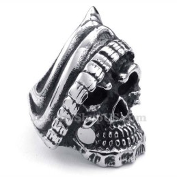 Anello Teschio In Titanio