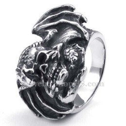 Anello Teschio In Titanio