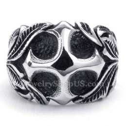 Anello Con Croce In Titanio