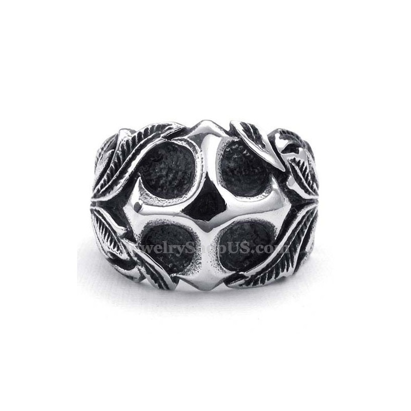 Anello Con Croce In Titanio Anello Con Croce In Titanio