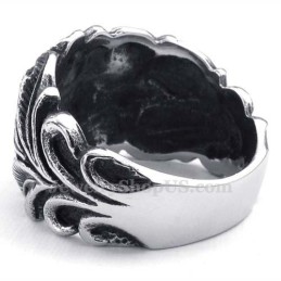 Anello Con Croce In Titanio