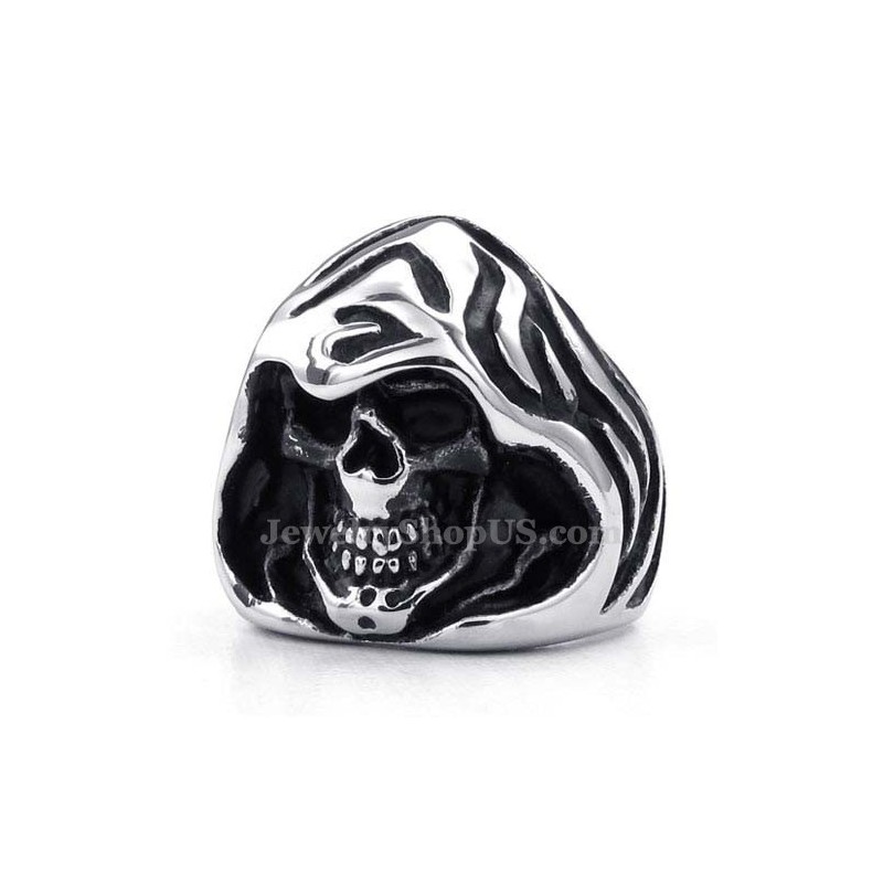 Anello Da Mago Con Teschio In Titanio Anello Da Mago Con Teschio In Titanio