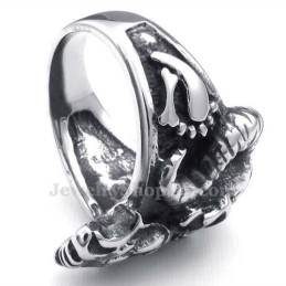 Anello Teschio In Titanio