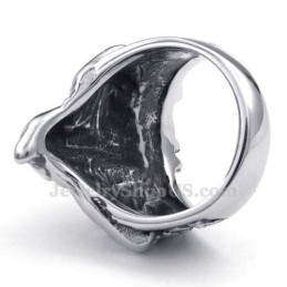 Anello Teschio In Titanio