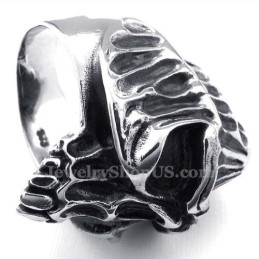 Anello Teschio In Titanio