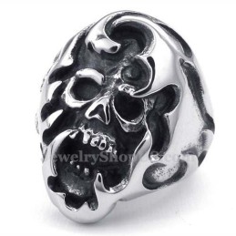 Anello Teschio In Titanio