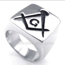 Anello Massonico In Titanio