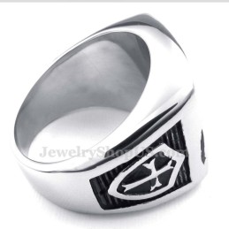 Anello Massonico In Titanio