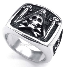 Anello Massonico In Titanio