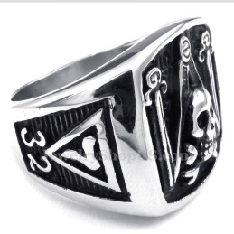 Anello Massonico In Titanio