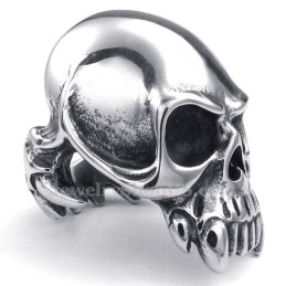 Anello Teschio In Titanio
