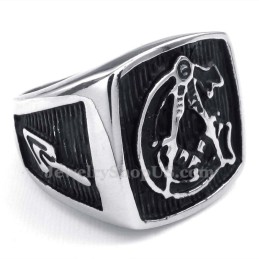Anello Massonico In Titanio