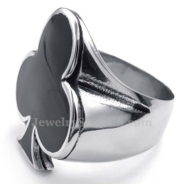 Anello In Titanio Con Picche