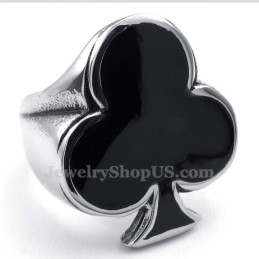 Anello In Titanio Con Picche