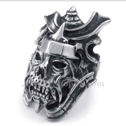 Anello Teschio In Titanio