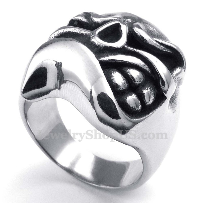 Anello Teschio In Titanio Anello Teschio In Titanio