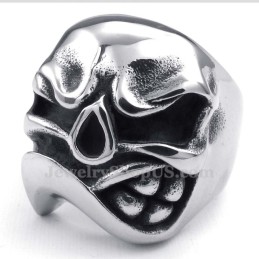 Anello Teschio In Titanio