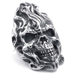 Anello Teschio In Titanio