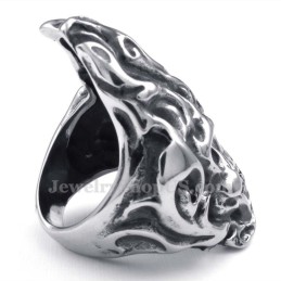 Anello Teschio In Titanio