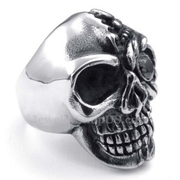 Anello Teschio In Titanio