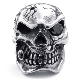 Anello Teschio In Titanio
