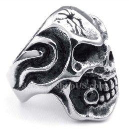 Anello Teschio In Titanio