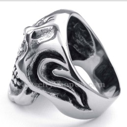 Anello Teschio In Titanio