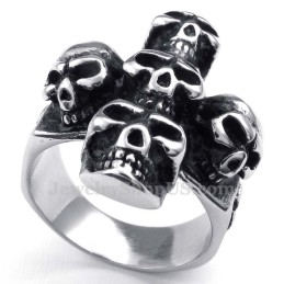 Anello Teschio In Titanio