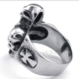 Anello Teschio In Titanio