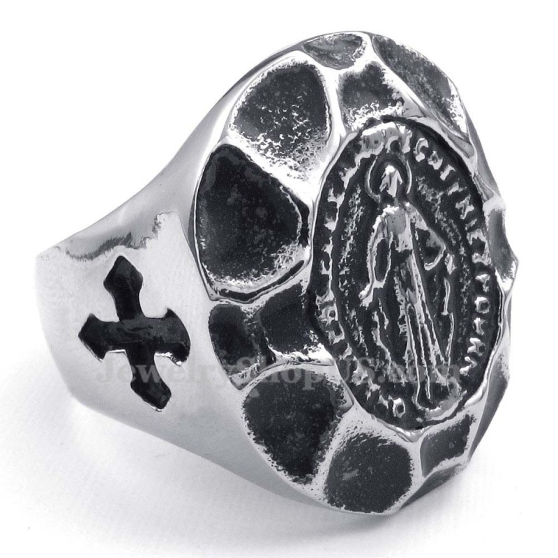 Anello In Titanio Della Vergine Maria Anello In Titanio Della Vergine Maria