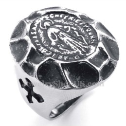 Anello In Titanio Della Vergine Maria