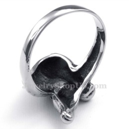 Anello In Titanio A Forma Di Cavallo