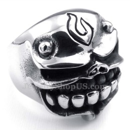 Anello Teschio In Titanio