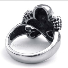 Anello Teschio In Titanio