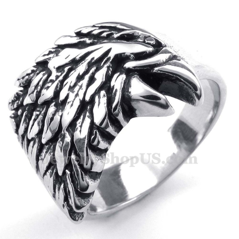Anello Aquila In Titanio Anello Aquila In Titanio