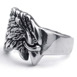 Anello Aquila In Titanio
