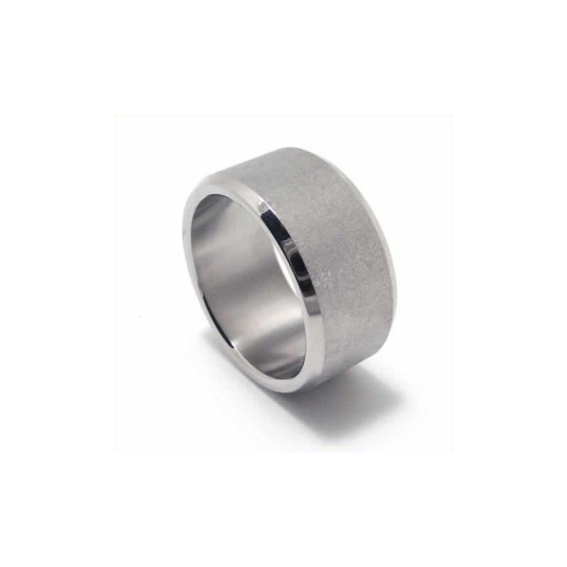 Anello In Titanio Spazzolato Da 6 Mm Anello In Titanio Spazzolato Da 6 Mm