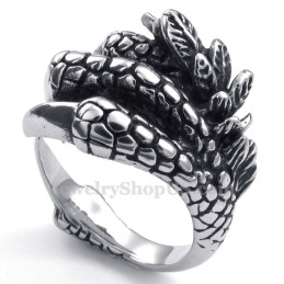 Anello In Titanio Con Zampa
