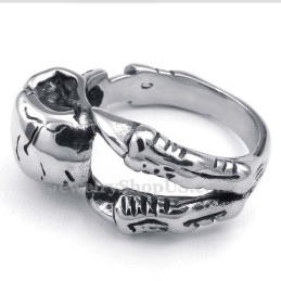 Anello Teschio In Titanio