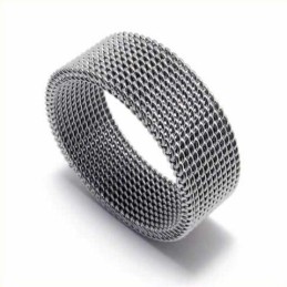 Anello Unisex In Titanio Da 8 Mm