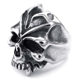 Anello Teschio In Titanio