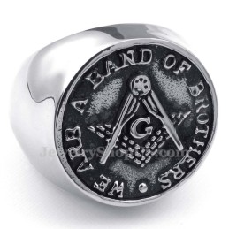 Anello Massonico In Titanio