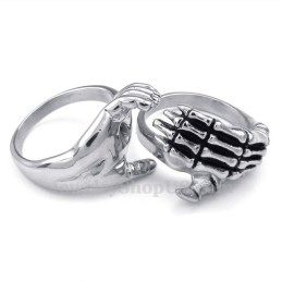 Anello Con Mani In Titanio Per Amanti