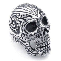 Anello Teschio In Titanio