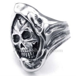 Anello Teschio In Titanio
